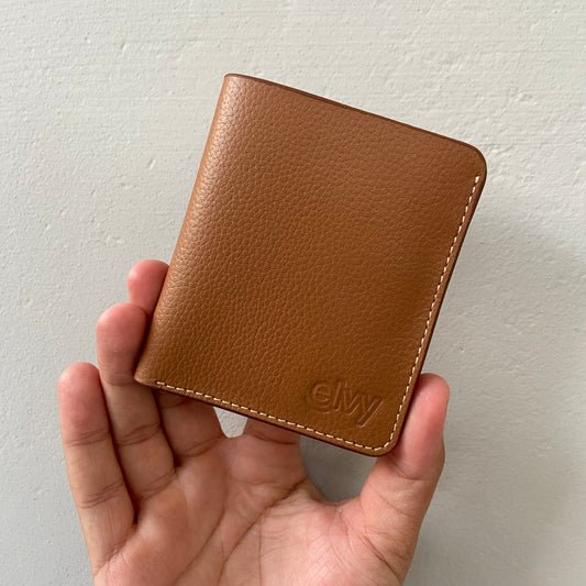 Dapper Bifold Wallet | Zip Slot - 100% Pure Textured leather