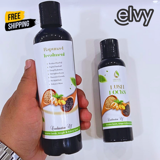 Lush Locks - Herbal Hair Growing oil