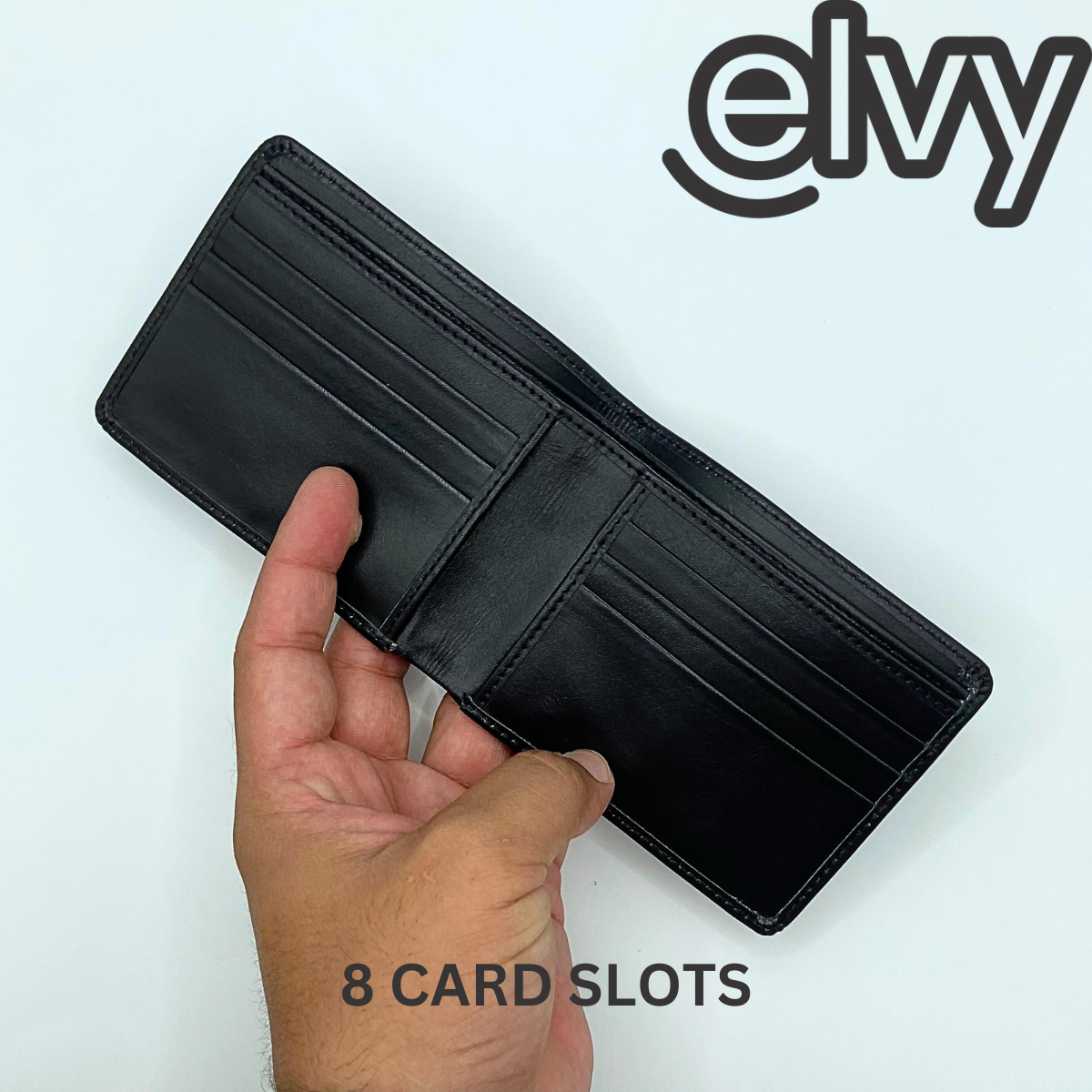 Elvy Noir - Pure Cow Leather wallet!