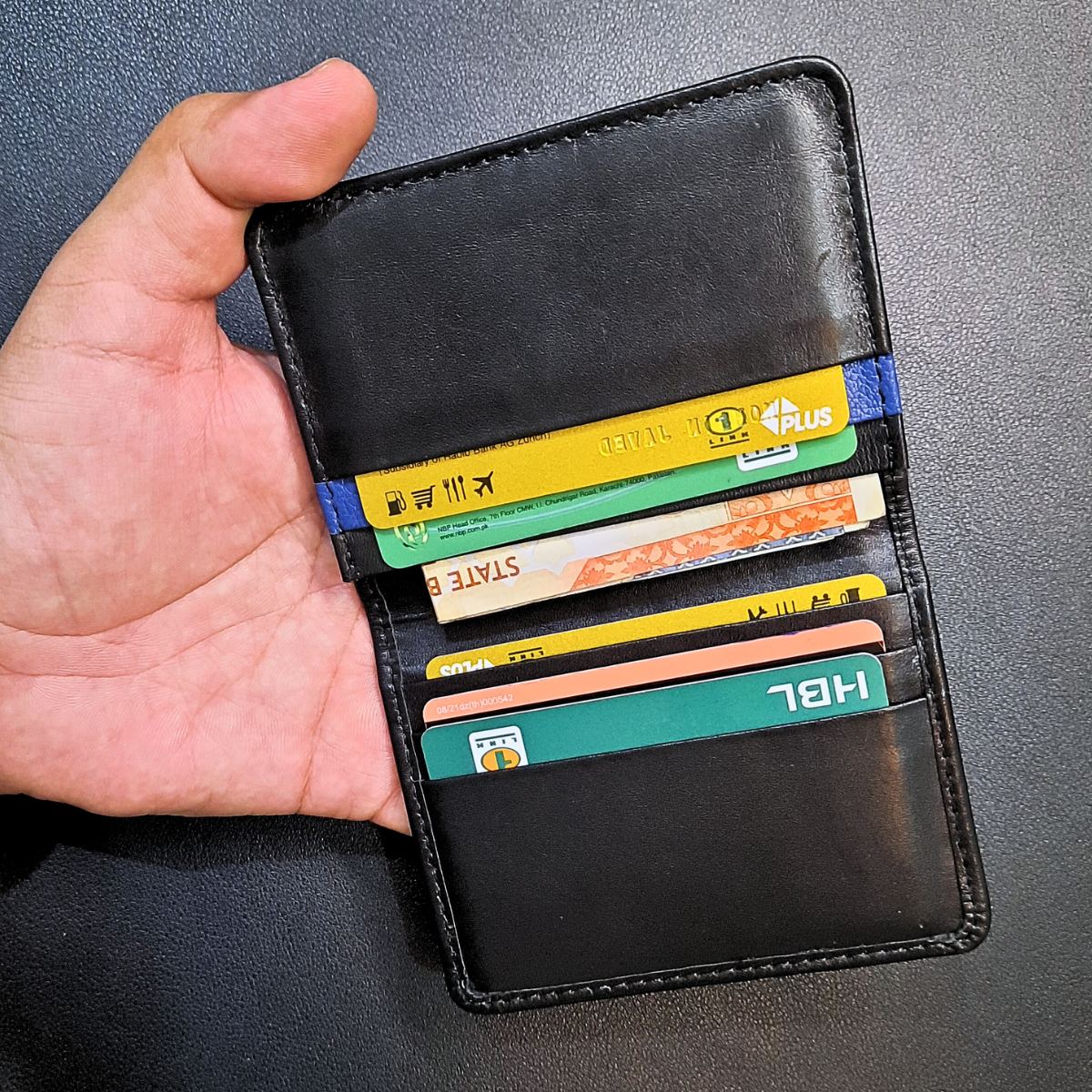 Elvy splash Leather Wallet - Short wallet