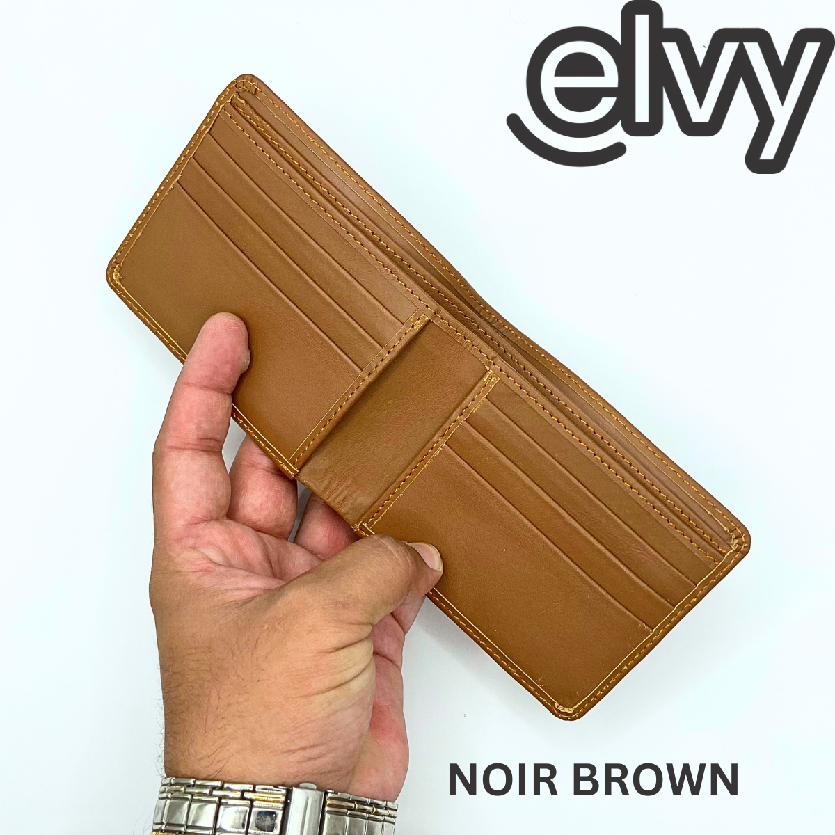 Elvy Noir - Pure Cow Leather wallet!