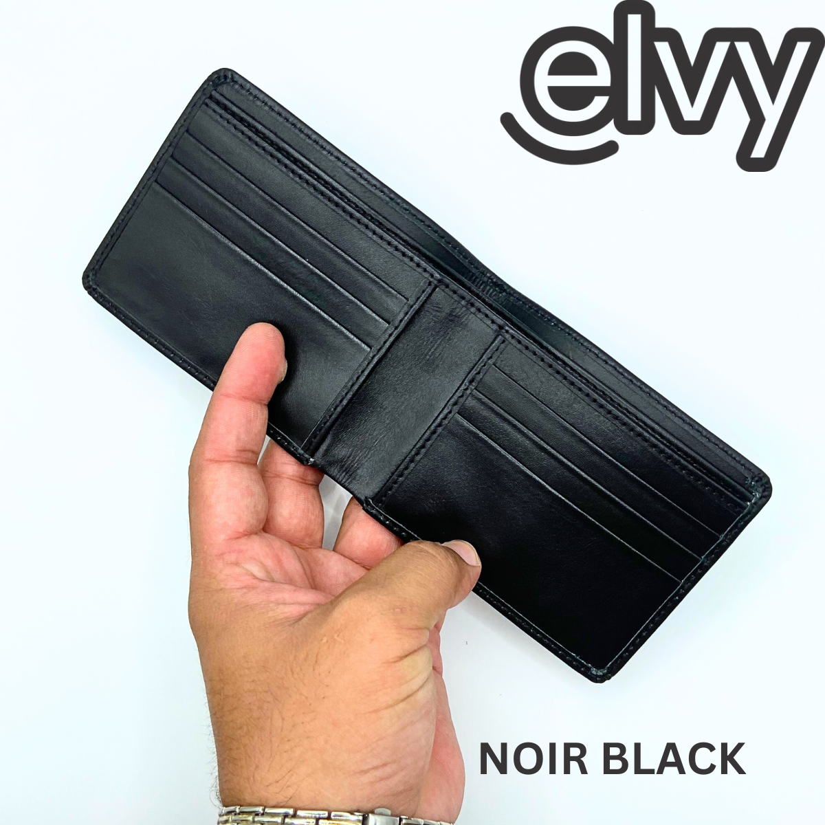 Elvy Noir - Pure Cow Leather wallet!