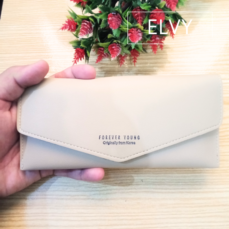 Forever Soft leather long wallet for women